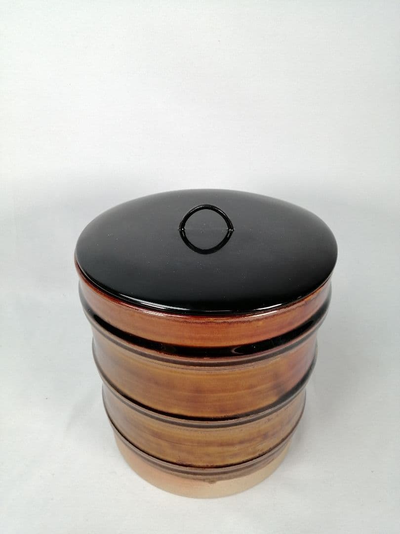 【茶道具】静山造　高取焼水指　水指385