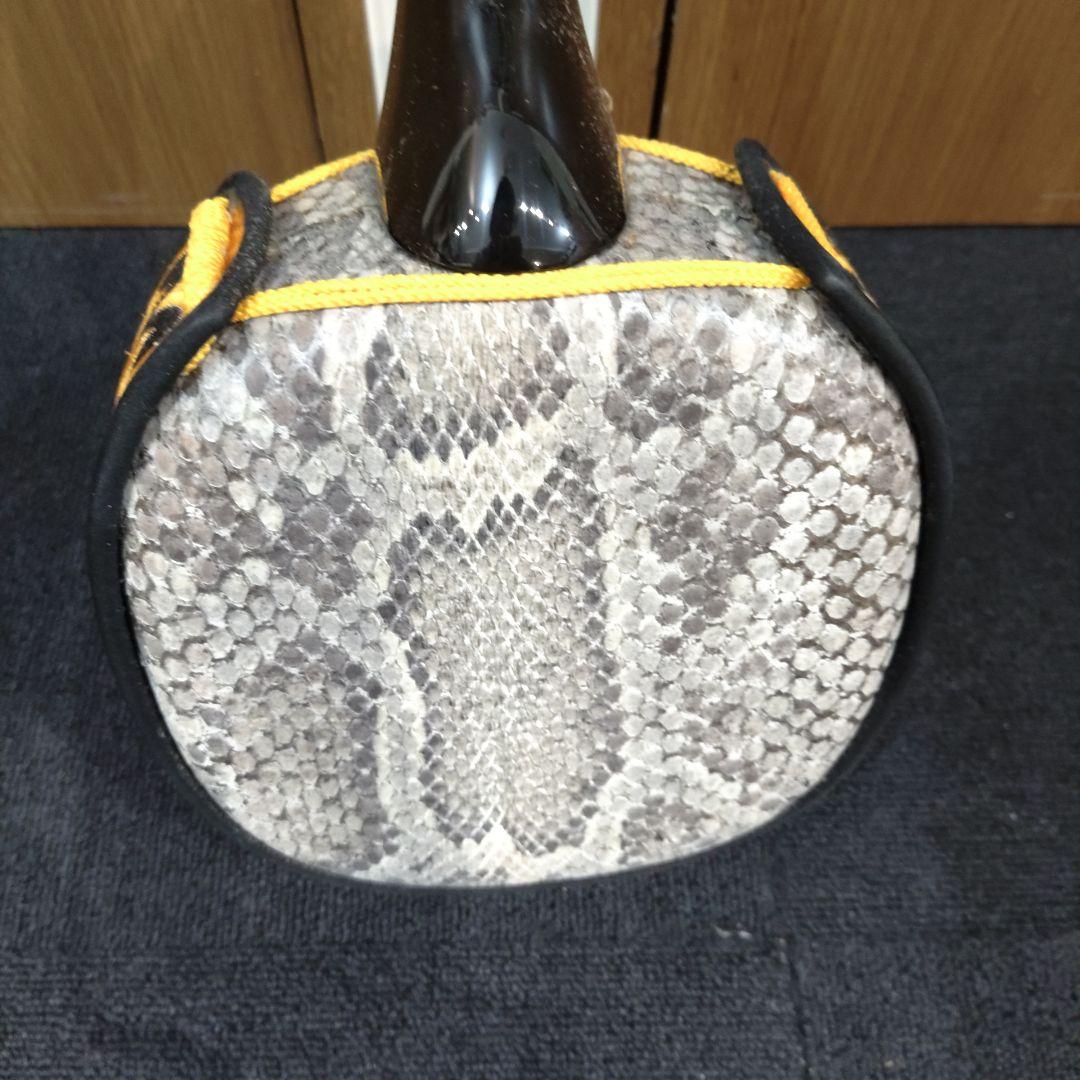 VMPD7-1014-6 ヘビ皮三線 本体 和楽器