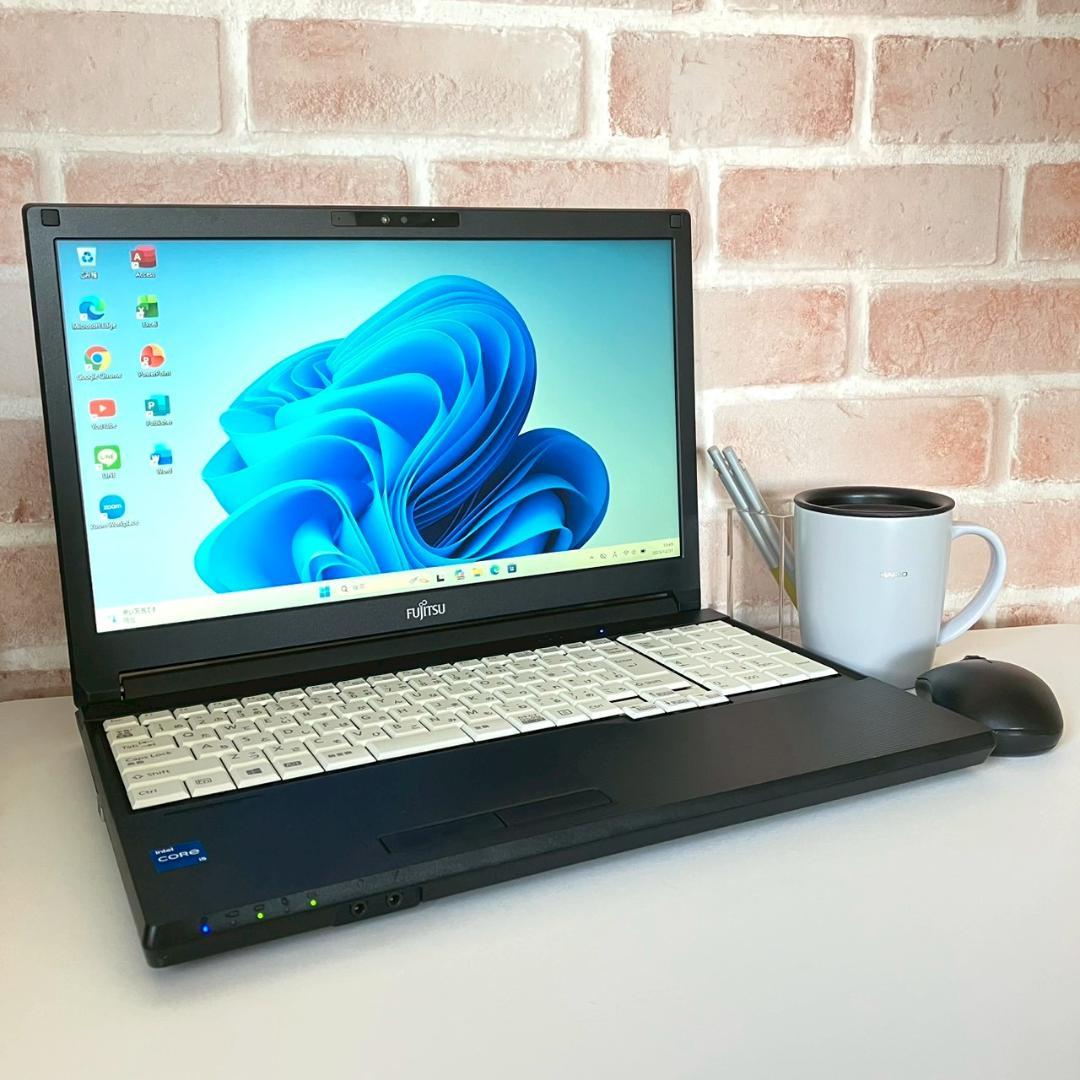 ★新春初売りセール★ 2021年製 第11世代i5 テンキー 富士通 445