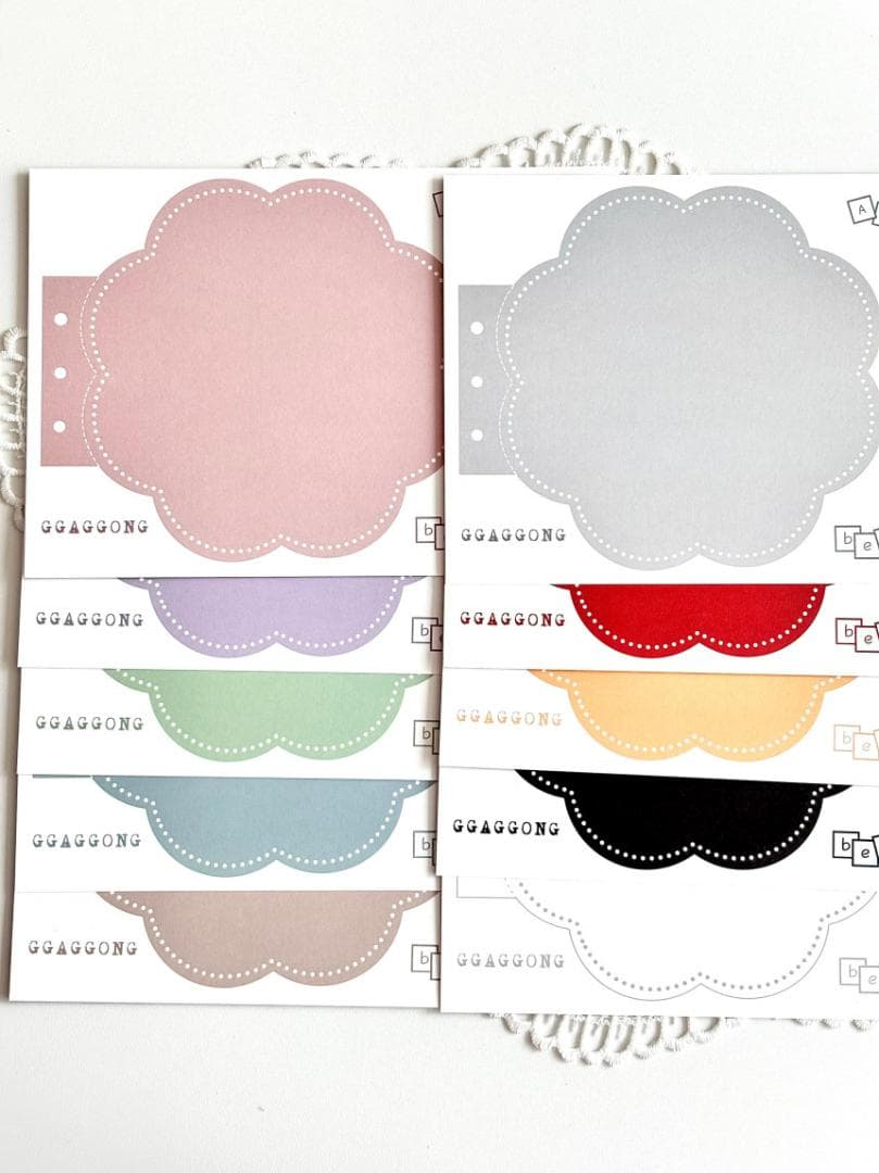 テープ・マスキングテープ [GGAGGONG] Flower Note DIY Set