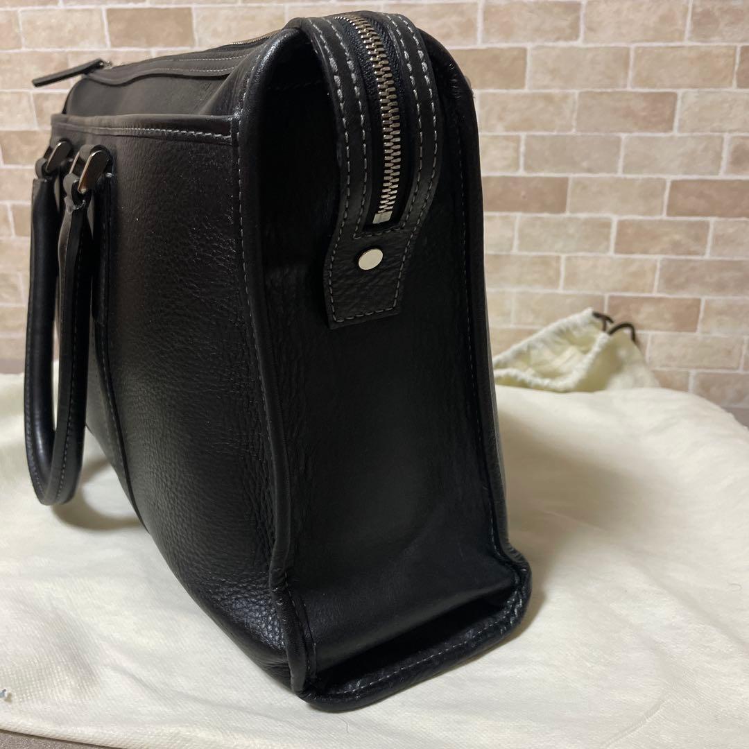 【美品】土屋鞄製造所 プロータ スクエアブリーフケース ビジネス 保存袋付き