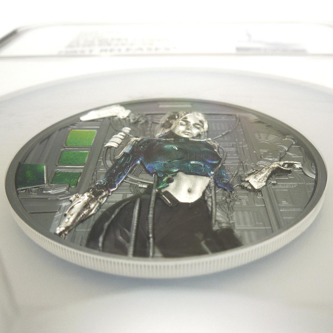 ★最高鑑定 サイバークイーン銀貨 2024 Rebirth NGC クック諸島