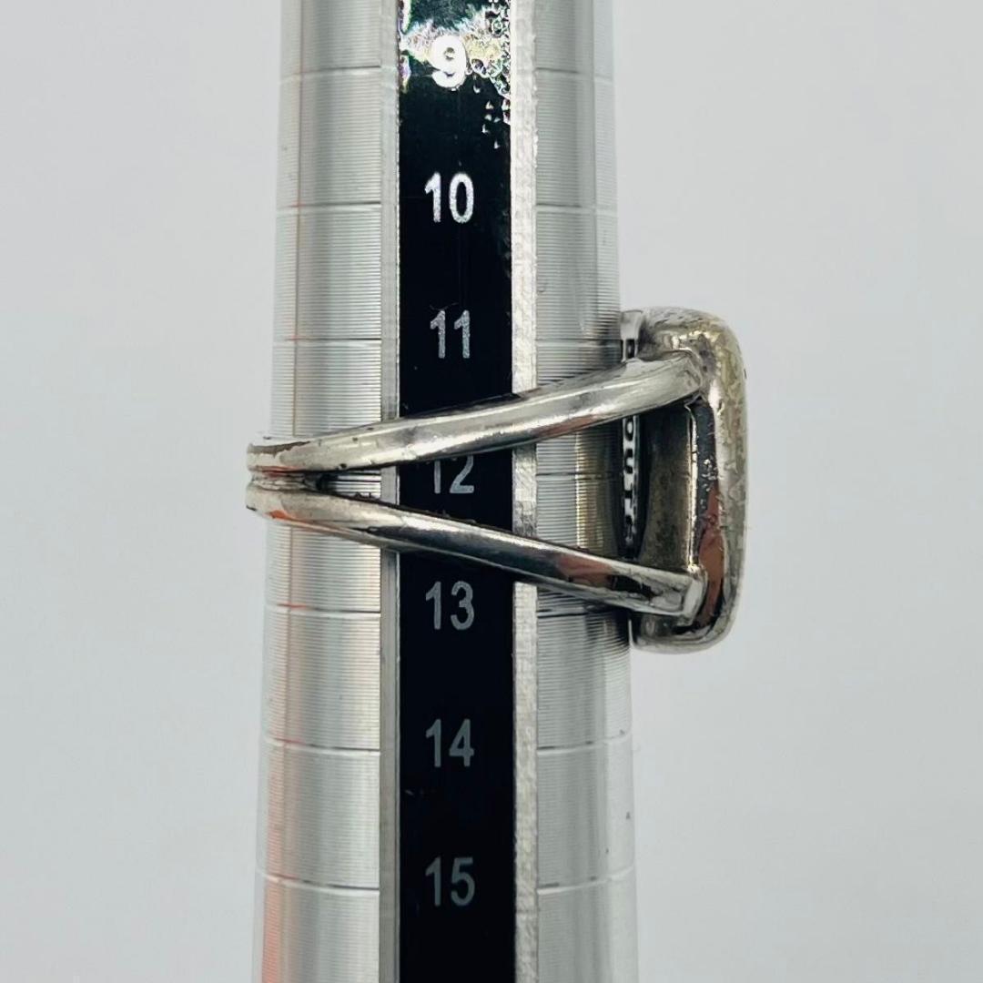 エルメス コロゾ　サイズ53　シェル　12号 リング シルバー メタル