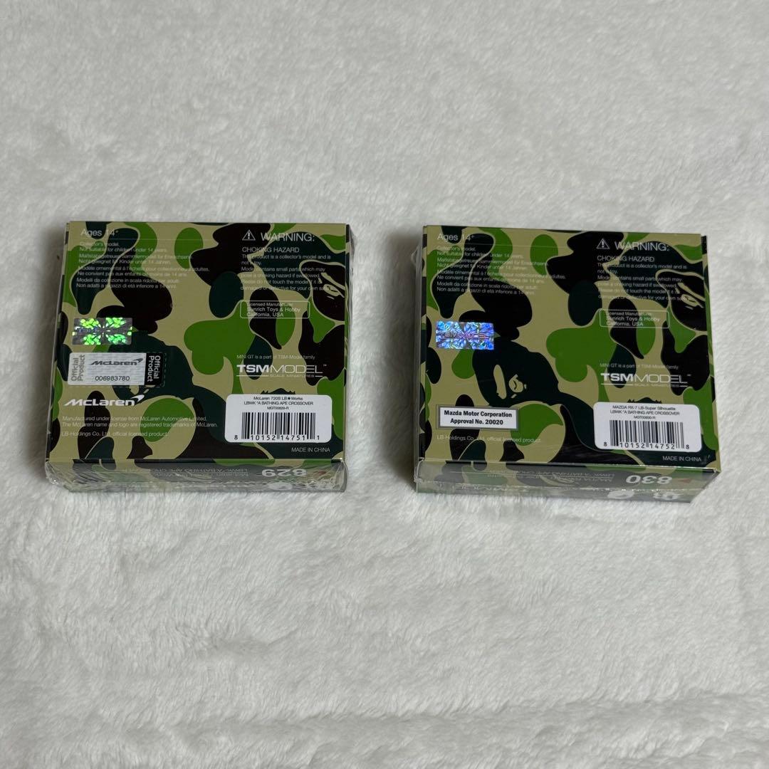 BAPE × MINIGT × LIBERTYWALK 2台セット