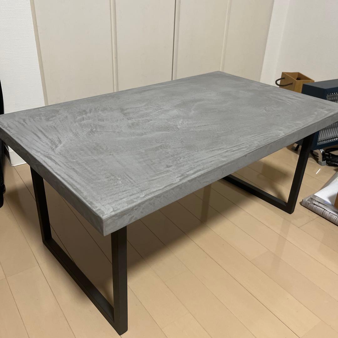 ローテブル コンクリカグTokyo ライトグレー✗アイアン