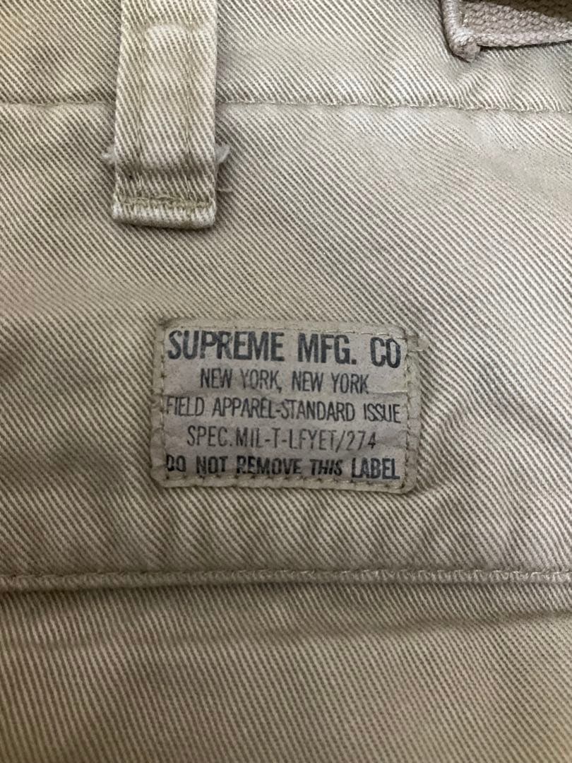 パンツ old supreme mil-spec chino pant 90's 34