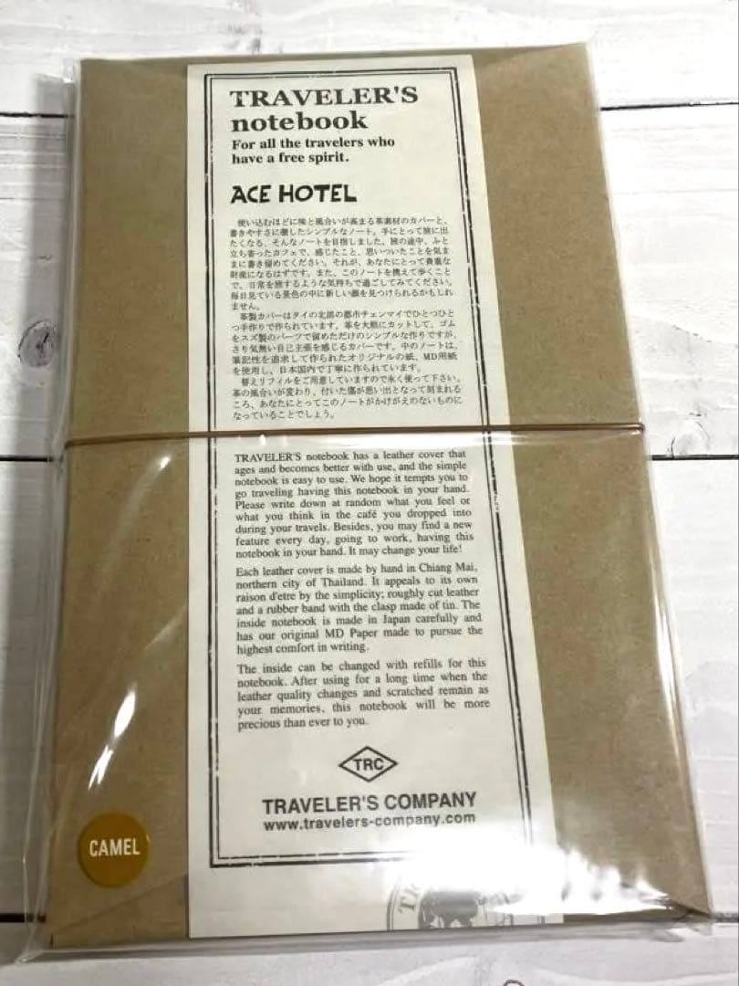 限定 トラベラーズノート ACE HOTEL KYOTO キャメル