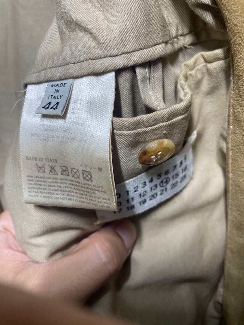 マルタンマルジェラ 05AW スエード ハの字 八の字 ライダースジャケット