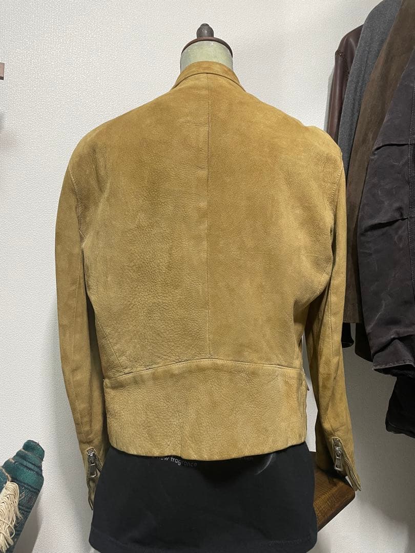マルタンマルジェラ 05AW スエード ハの字 八の字 ライダースジャケット