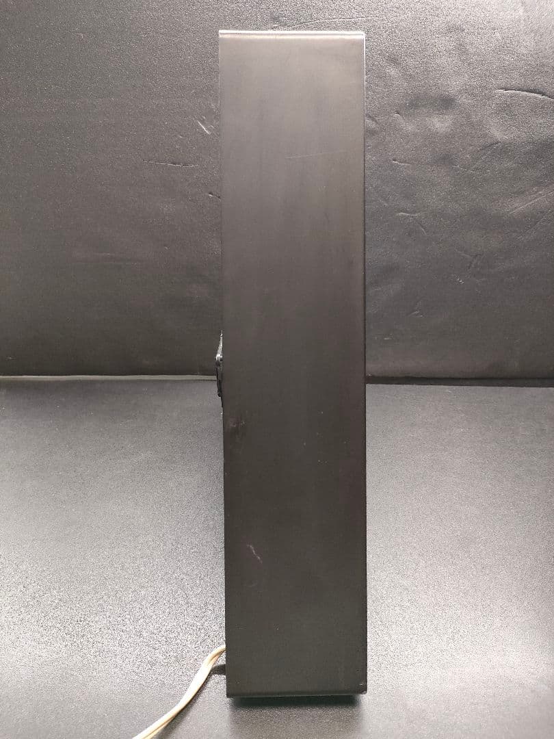 【希少】 置時計（三角型） ネオンライト レトロ 鹿野漆器株式会社ヴィンテージ