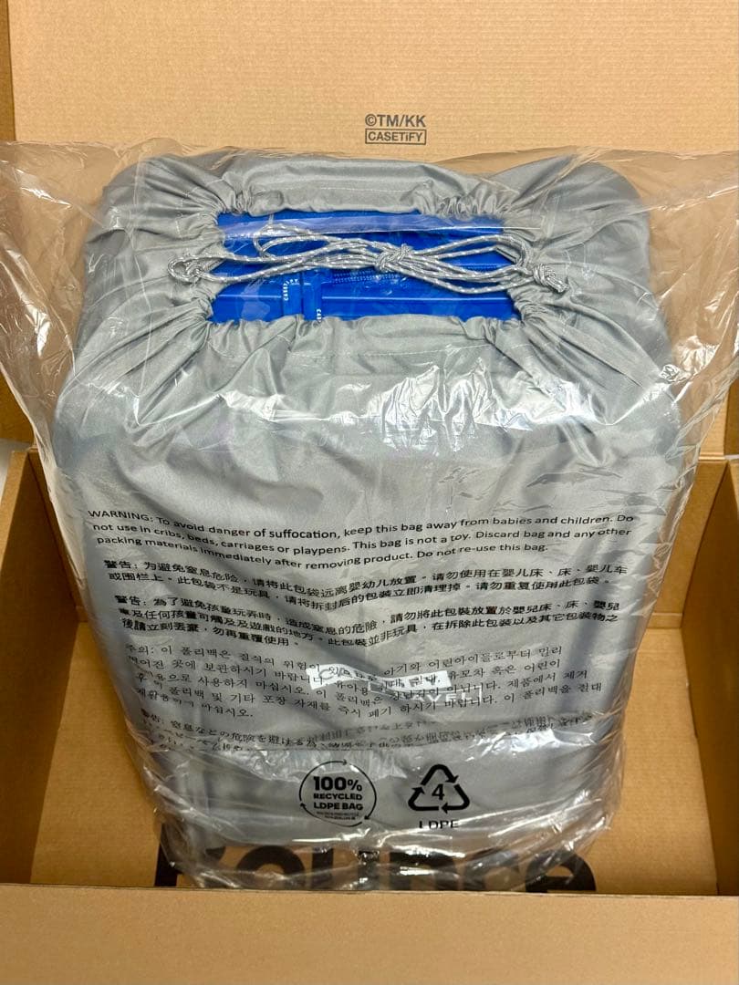 村上隆 ケースティファイ スーツケース CASETiFY MR. DOB ブルー