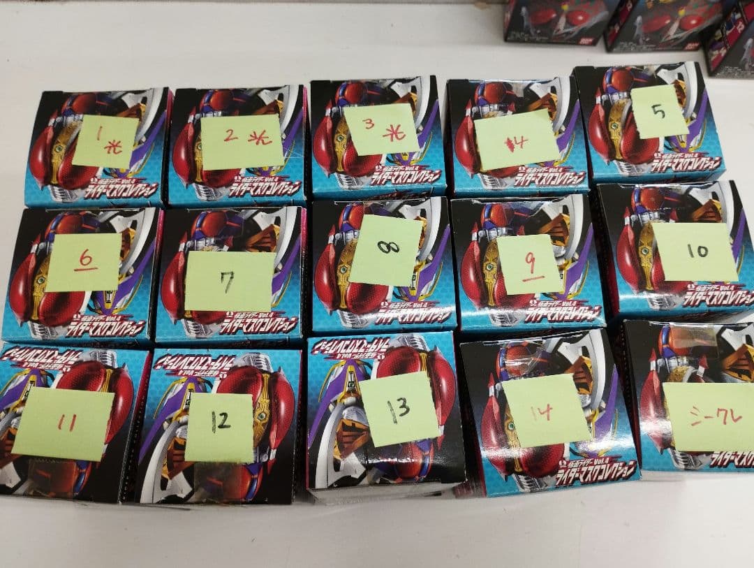 仮面ライダー マスクコレクション Vol.4　22個セット　コンプリート