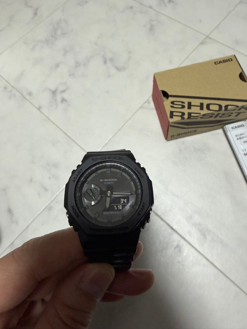 CASIO G-SHOCK GA-B2100-1A1JFブラック美品