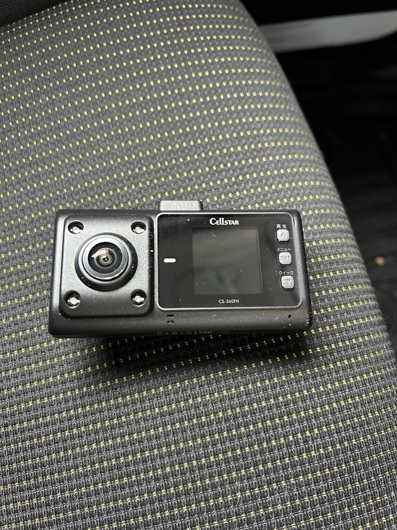 CELLSTAR　CS-360FH　2カメラ360°録画　ドライブレコーダー
