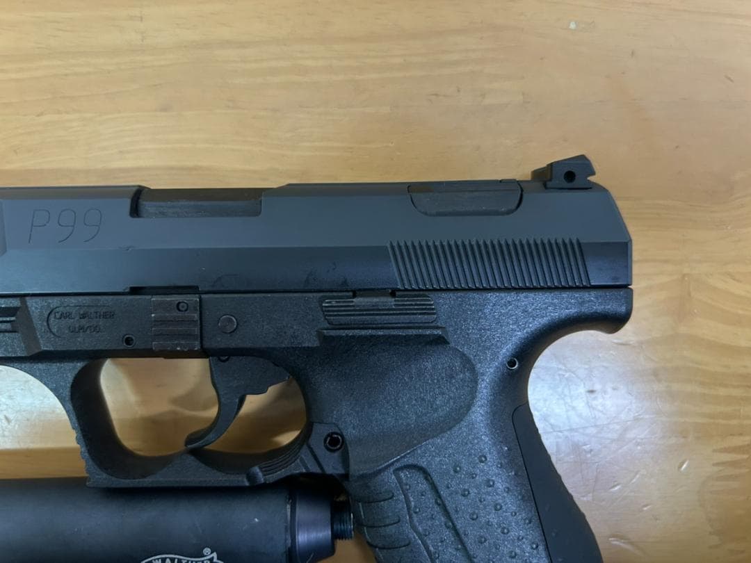 マルゼン ワルサー P99 ガスブローバック ブラック サプレッサー・マガジン付