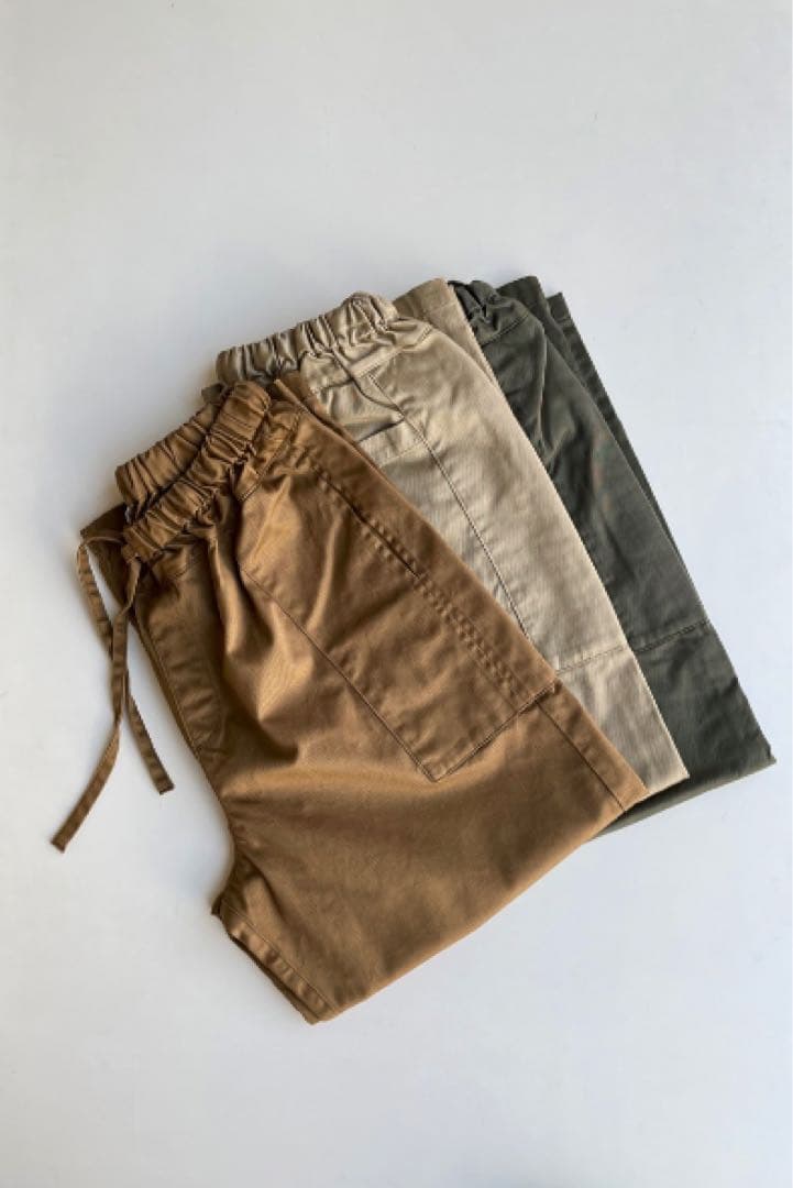 homspun【24AW】高密度ウェポン ひもワイドパンツ