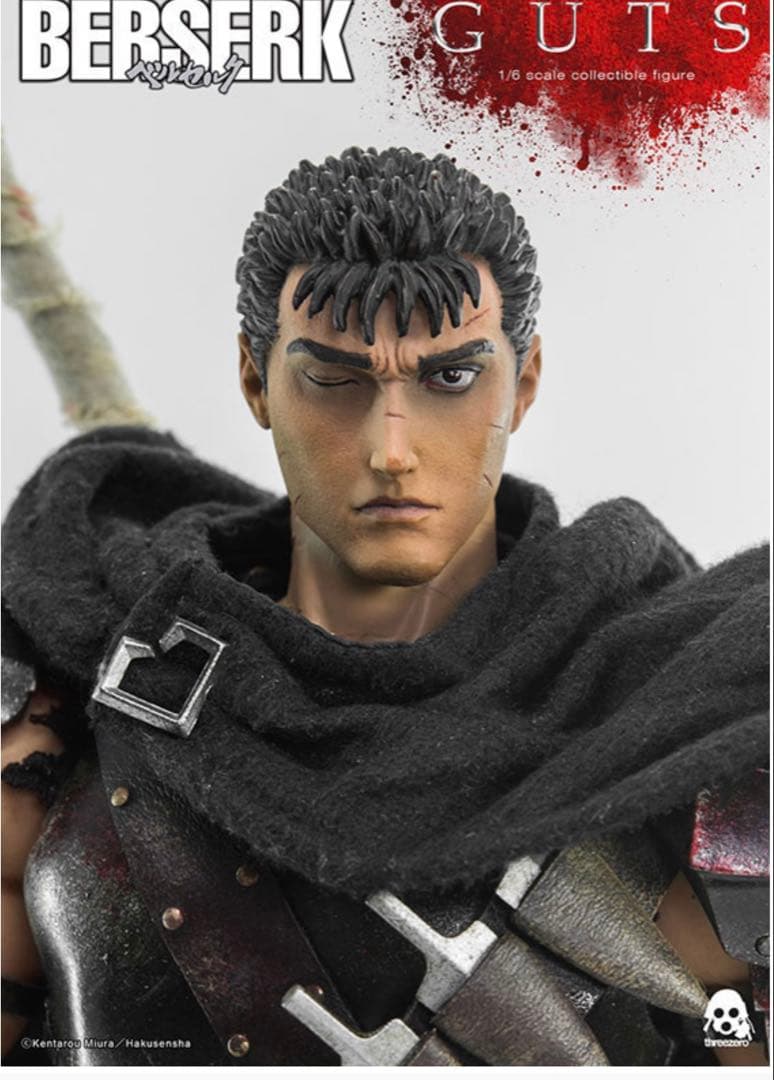 スリーゼロ　 ガッツ(黒い剣士) 1/6 可動フィギュア