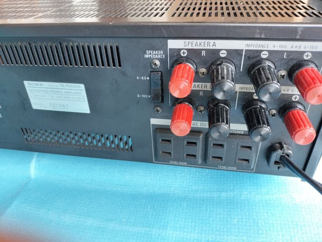 SONY　ＴＡーＦ５５５ＥＳ　プリメインアンプ　　動作確認品