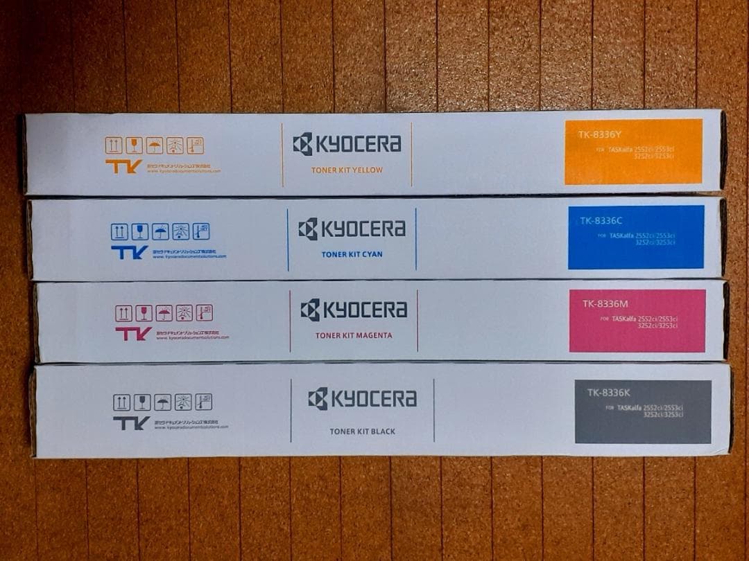✨未使用✨京セラ純正トナー4本セットTK-8336【 安心取引・プチプチ梱包♪】