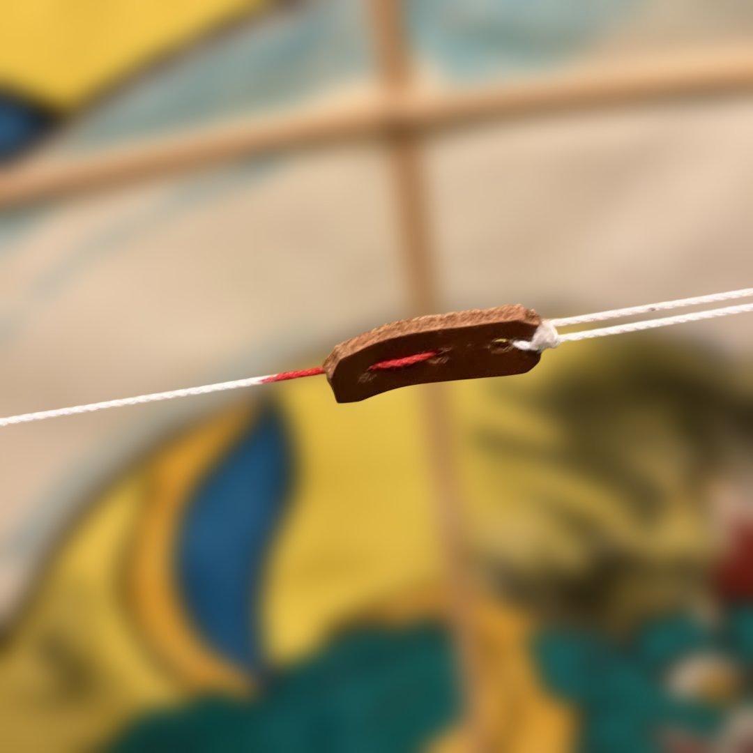 カイト　糸巻き付き　和凧　実際に揚がる　手描き日本の伝統六角凧　揚げ方説明書あり