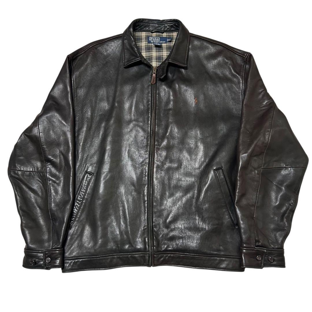 90s Ralph Lauren ラルフローレン レザージャケット ヴィンテージ