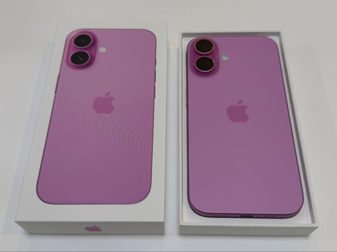 ［美品］iPhone 16, 128GB, ピンク, Simフリー