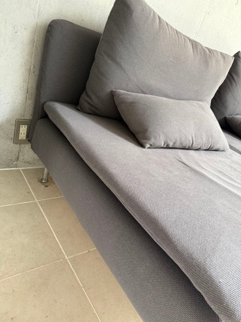 ソーデルハムン　イケア　3人掛けソファ【美品】引き渡しも可