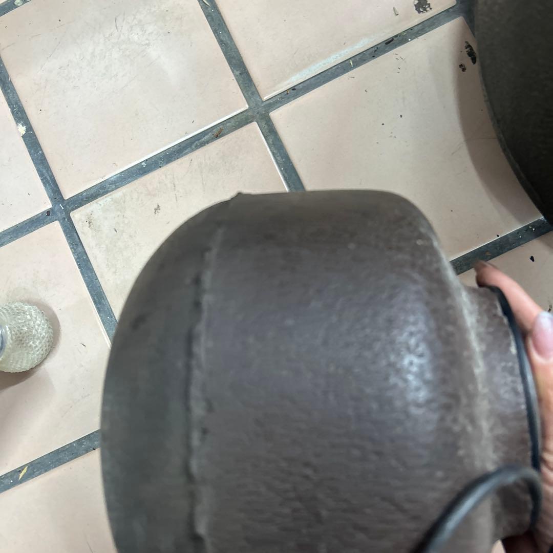 風炉釜茶釜セット 茶道具鉄釜 昭和 レトロ 骨董品　アンティーク