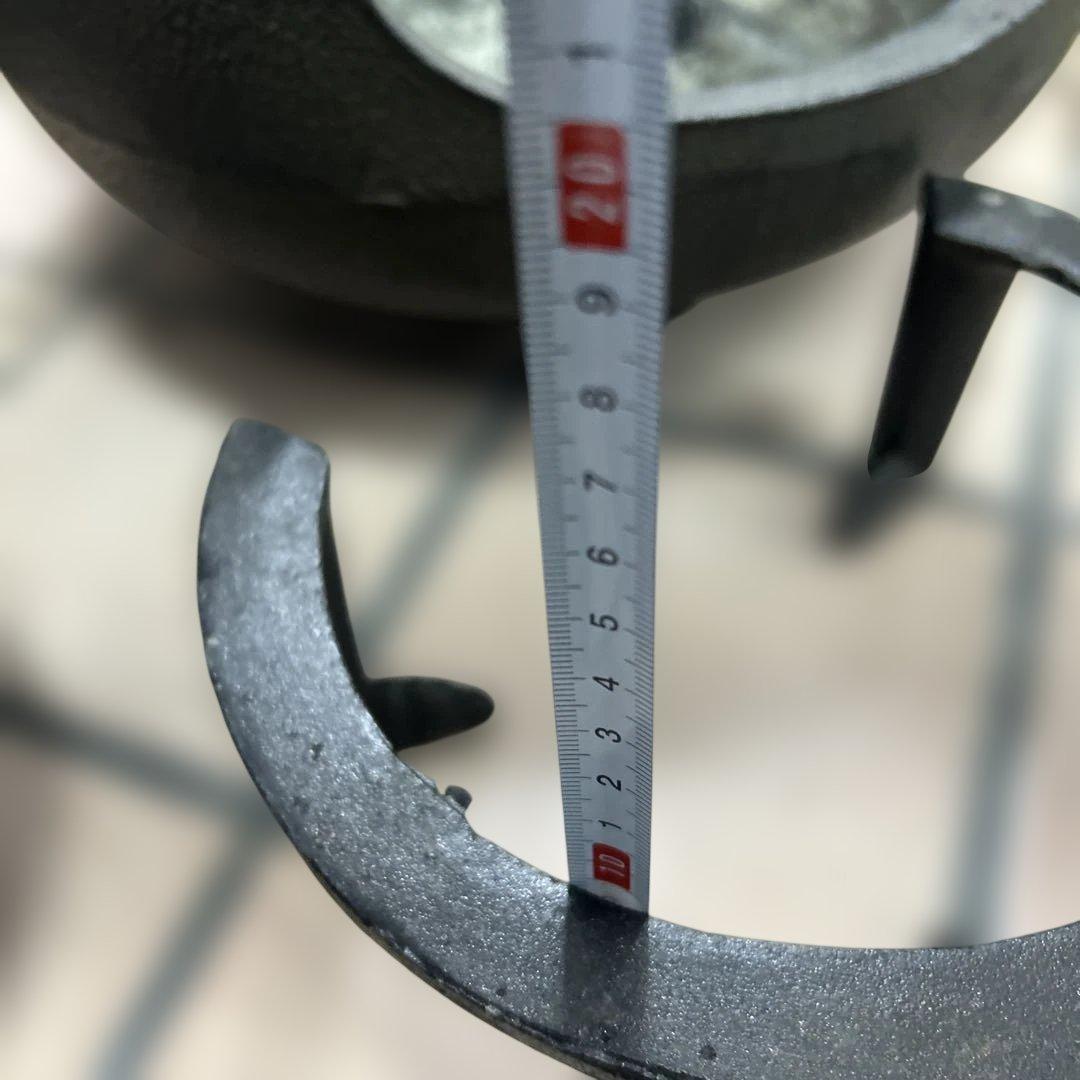 風炉釜茶釜セット 茶道具鉄釜 昭和 レトロ 骨董品　アンティーク