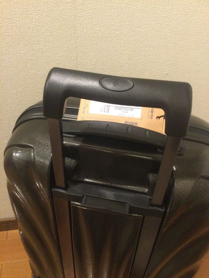 『新品』サムソナイトシーライト スピナー55EXP(機内持ち込みサイズ)ブラック
