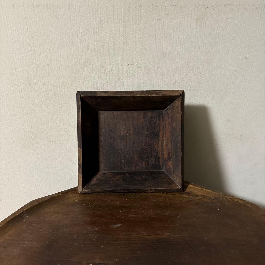 李朝　朝鮮王朝時代　祭祀の器　木皿　1点　⑤アンティーク　韓国骨董　古道具　骨董