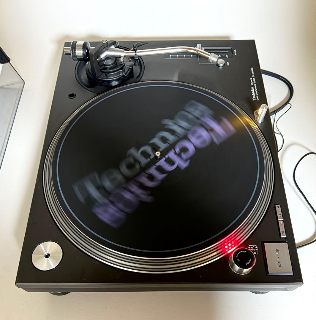 送料込み 美品 SL-1200MK5 ブラック テクニクス ターンテーブル ②