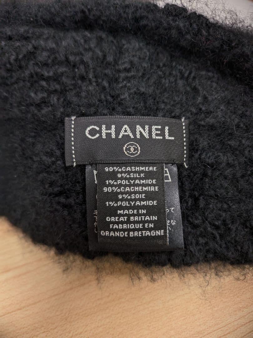 CHANEL シャネル ニット帽 カシミヤ ココマーク