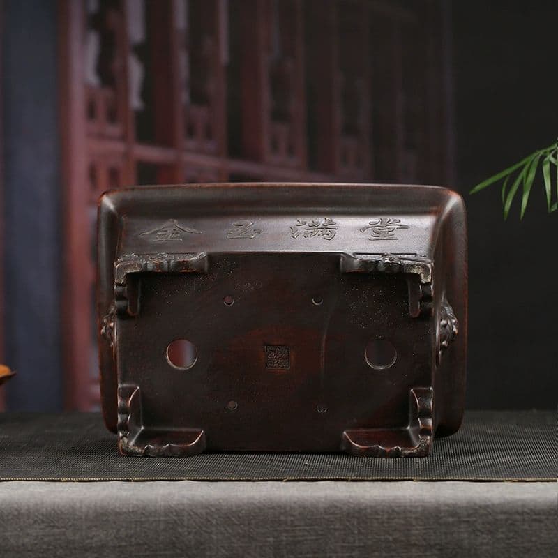 宜興紫砂鉢 金玉満堂多肉植物鉢 紫砂鉢 盆栽鉢 植木鉢 小品盆栽鉢 大品盆栽鉢