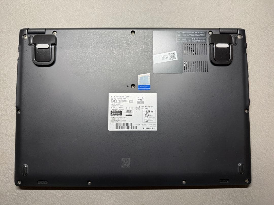 FUJITSU LIFEBOOK U938 12GBメモリSSD 512GB