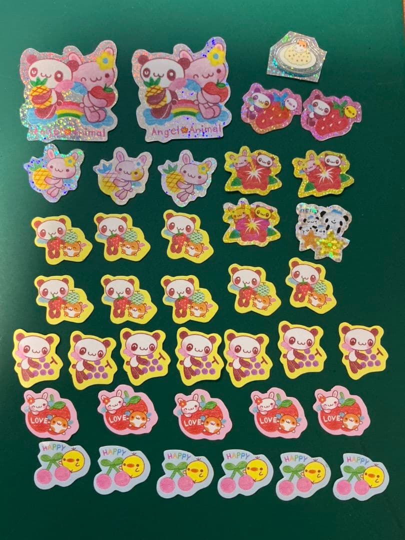 Angel　Animal　フレークシール　エンジェルアニマル　平成レトロ　シール