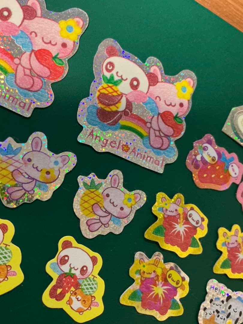 Angel　Animal　フレークシール　エンジェルアニマル　平成レトロ　シール