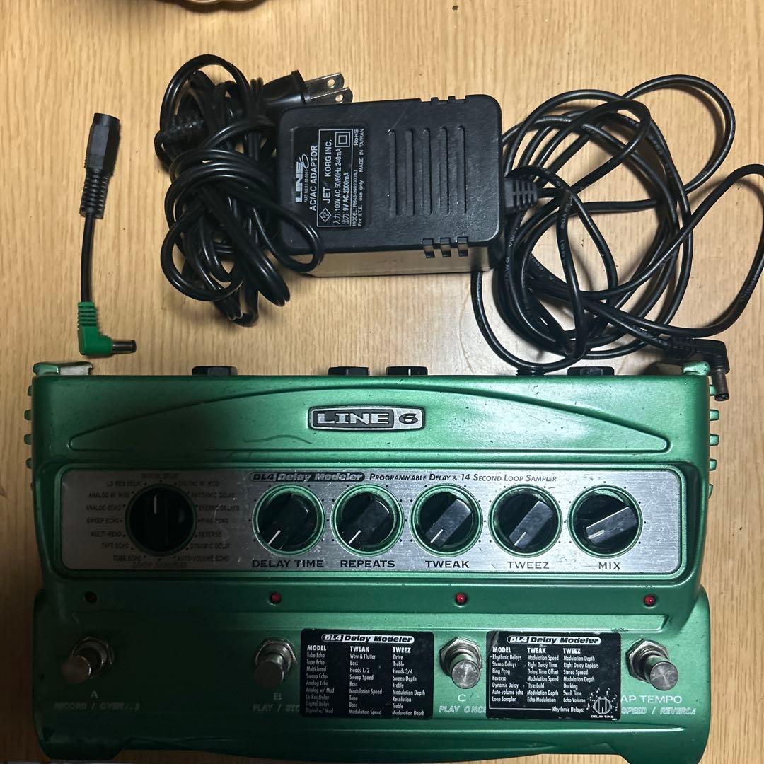 LINE6 DL4 Delay Modeler 純正アダプタ 社外変換プラグ付