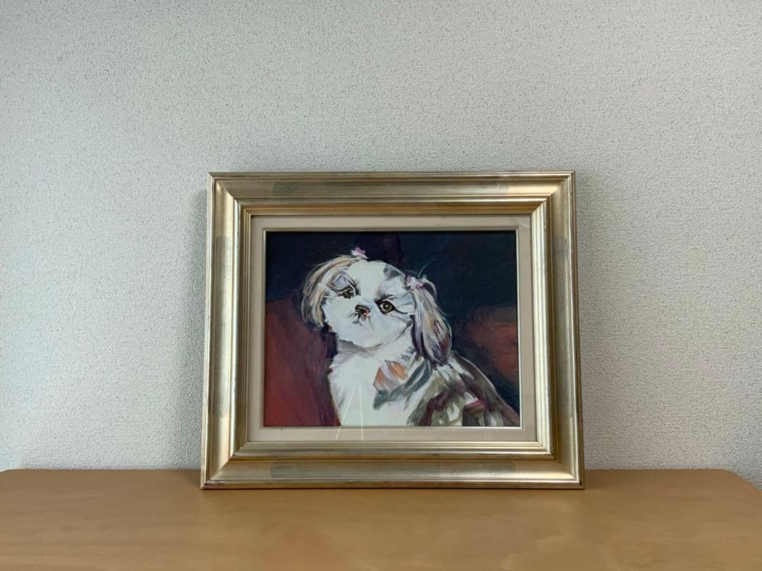 絵画『犬』ヘイ平山画