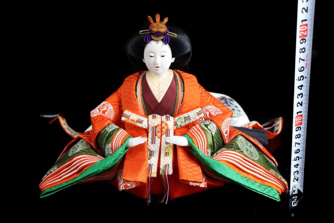 京人形 田中彌 雛人形 平安 田中弥 ひな 共箱