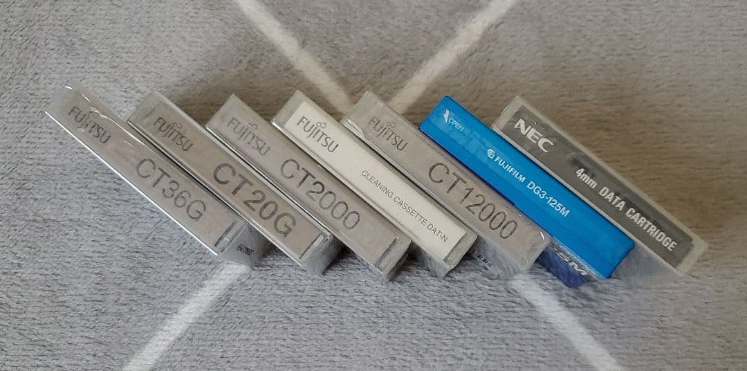 DATテープ·FUJITSU·NEC　生産中止品　廃盤　貴重　新品未開封