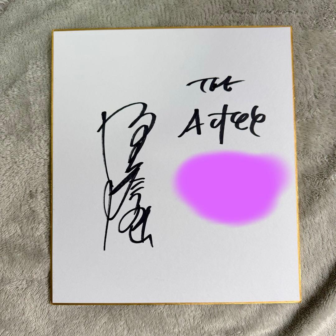 The ALFEE 坂崎幸之助 直筆サイン色紙 証拠あり！高見沢俊彦 グッズ