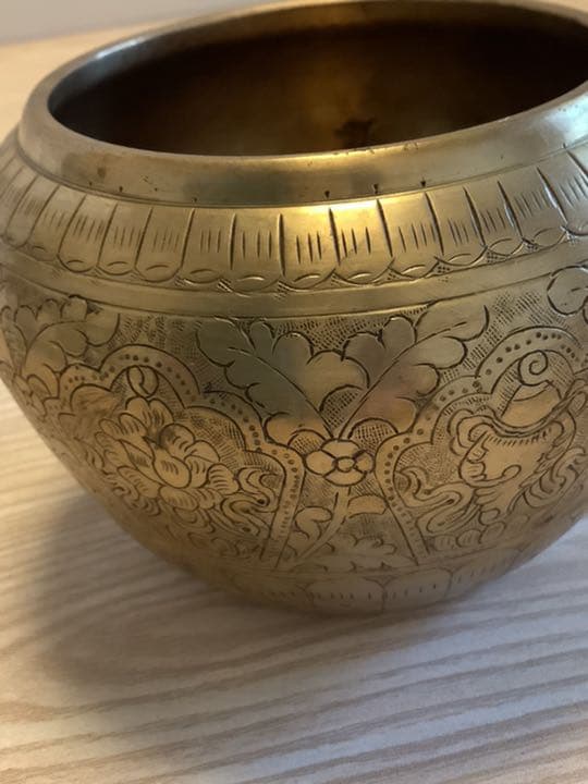 《 新品　チベット密教 》 法具　グルパ　GULPA ライスボウル　w44