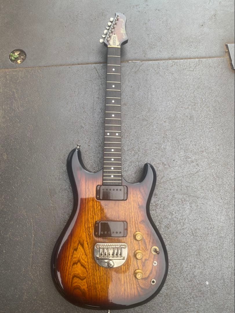 GRECO G0 II エレキギター ブラウン 弦なし