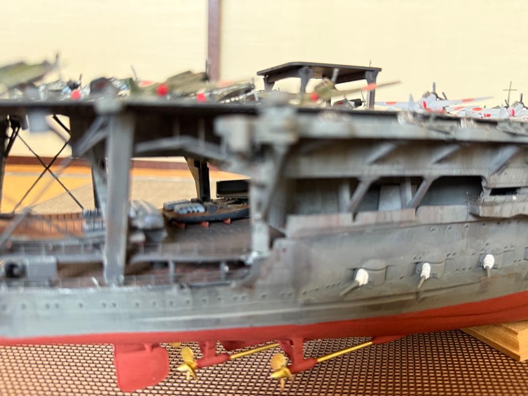 旧 日本海軍 航空母艦　加賀　1/350スケール完成品