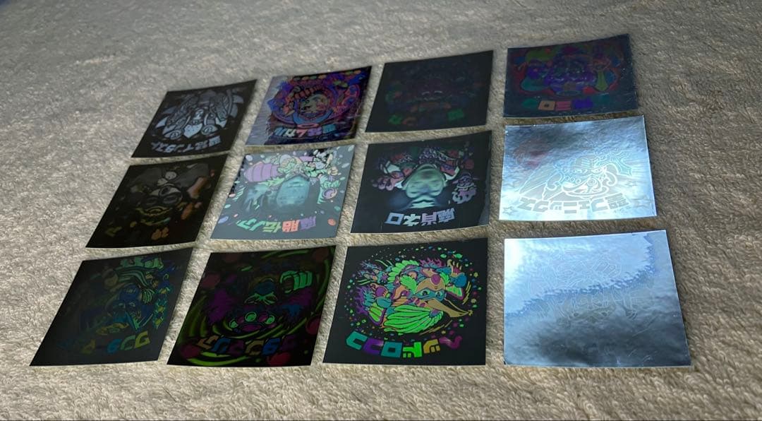 並品 開封済 ビックリマンシール ホロセレクション1 12種 コンプ