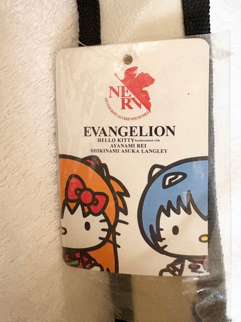ハローキティ×エヴァンゲリオン　ラバー(ビニール)バック