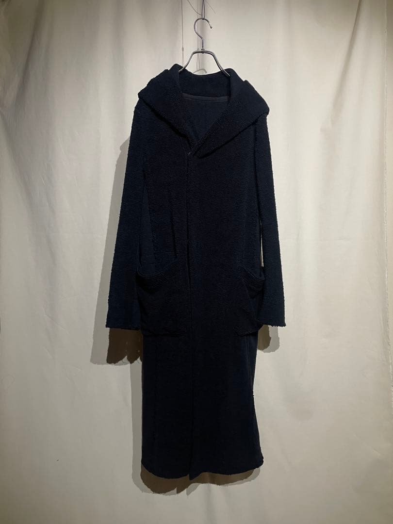 ジャケット・アウター bajra - Cut-Off Detail Pile Long Coat