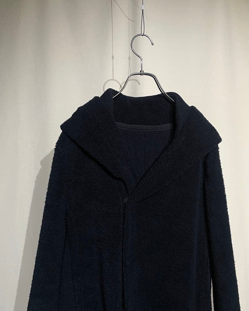 ジャケット・アウター bajra - Cut-Off Detail Pile Long Coat