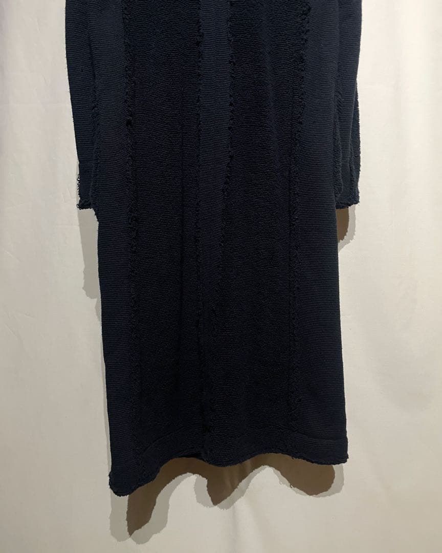 ジャケット・アウター bajra - Cut-Off Detail Pile Long Coat